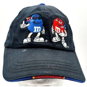 VINTAGE M&M'S RACING ELLIOTT SADLER CAP HAT STRAPBACK NASCAR 38 CHASE AUTHENTICS